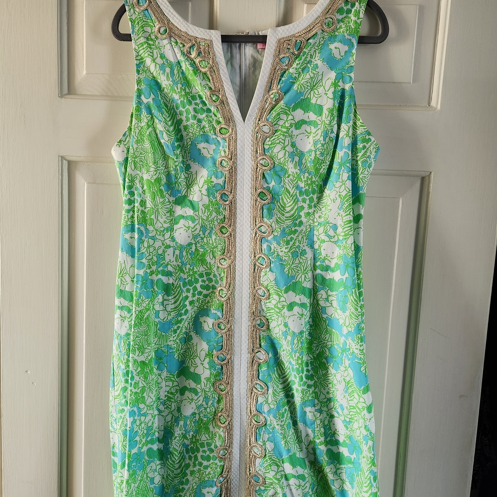 Lilly Pulitzer Green and Blue Dress